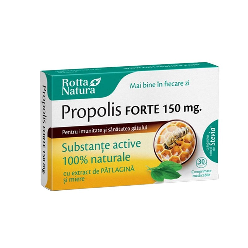 Propolis forte 150mg 30cpr masticabile - Rotta Natura