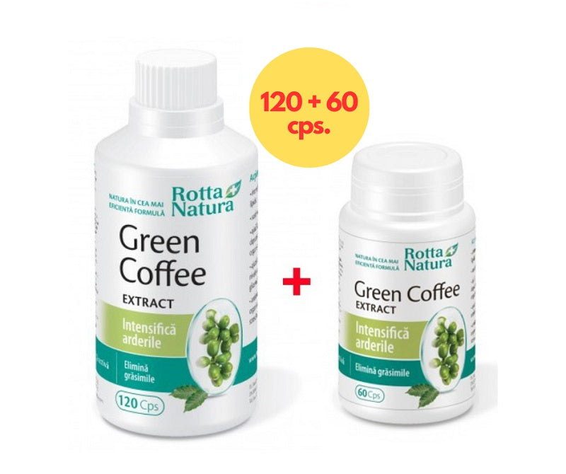 Green Coffee extract, 120 cps + 60 cps PCH-ROTT.00204