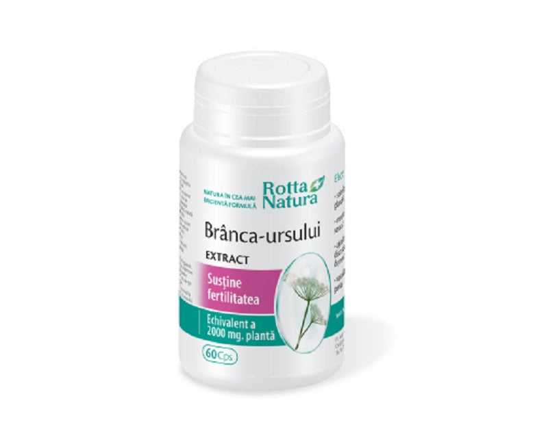 Branca‑ursului extract, 60 cps-ROTT.00206
