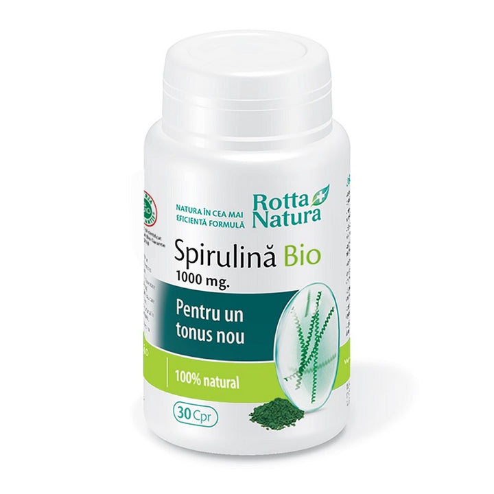 Spirulina Bio 1000 mg, 30 cpr-ROTT.00211