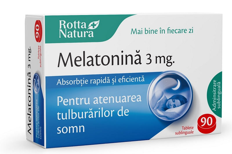 Melatonina 3mg 90cpr sublinguale - Rotta Natura