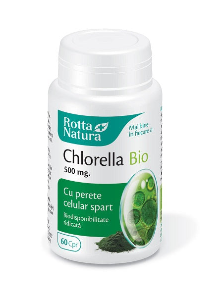 Chlorella 500 mg Bio, 60 cpr-ROTT.00229