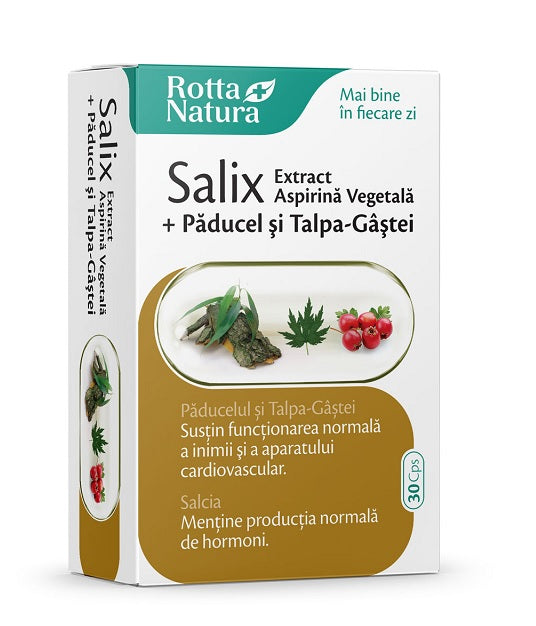 Salix extract+paducel si talpa gastei 30cps - Rotta Natura