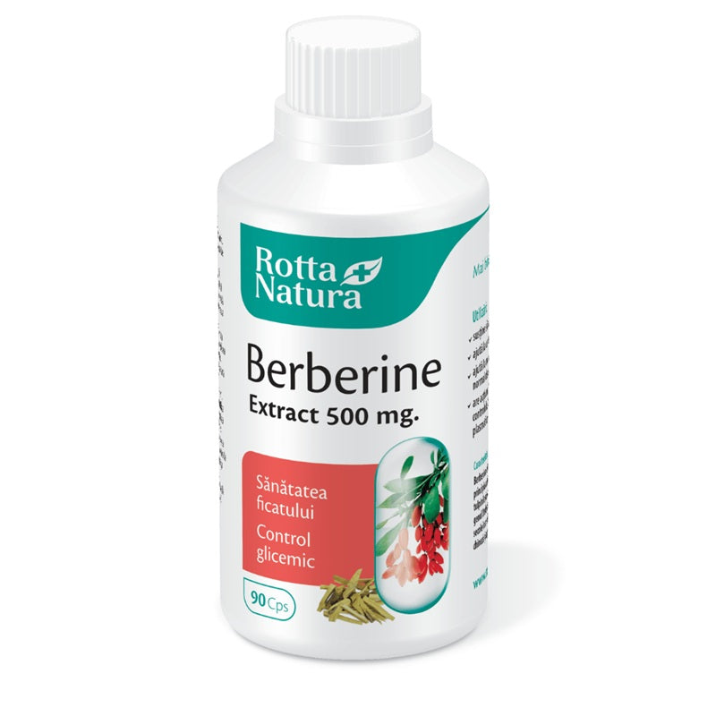 Berberine extract 500mg 90cps - Rotta Natura