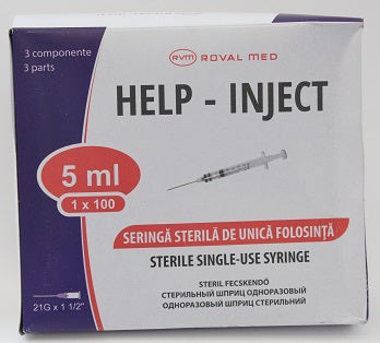Seringa 5ml cu Ac - Roval Med