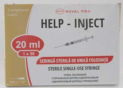 Seringa 20ml cu ac - Roval Med