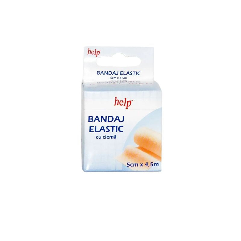 Bandaj elastic cu cleme 5cm*4,5m - Roval Med