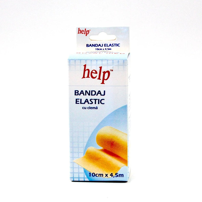 Bandaj elastic cu cleme 10cm*4,5m - Roval Med