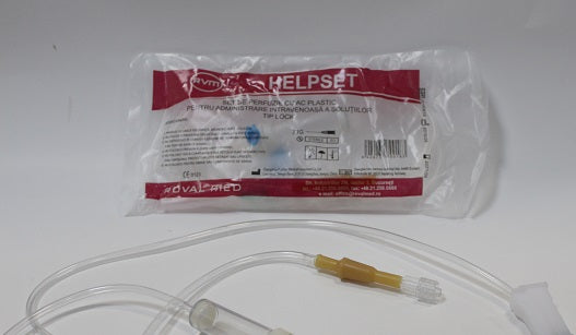 Perfuzor cu ac plastic helpset lock - Roval Med