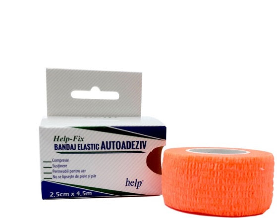 Bandaj elastic autoadeziv 2.5cm*4,5m - Roval Med