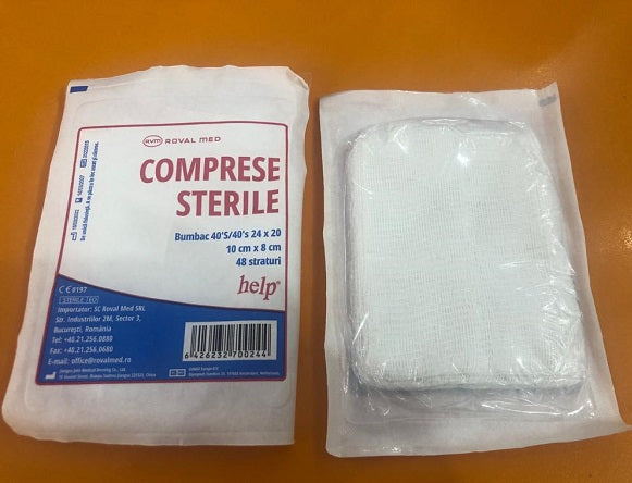 Comprese sterile 48str - Roval Med