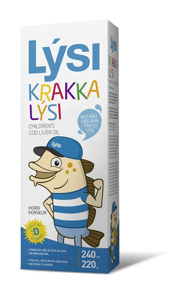 Ulei din ficat cod pt copii 240ml - Lysi
