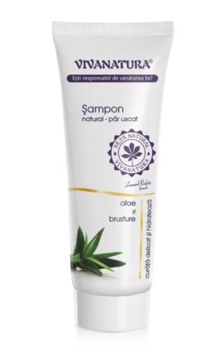 Sampon par uscat cu aloe&brusture 250ml - Vivanatura