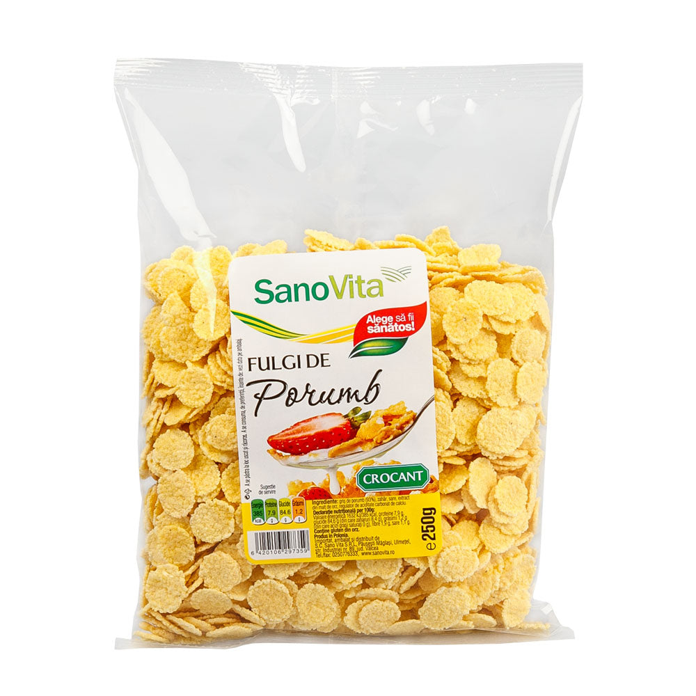 Fulgi porumb crocant 250gr - Sano Vita