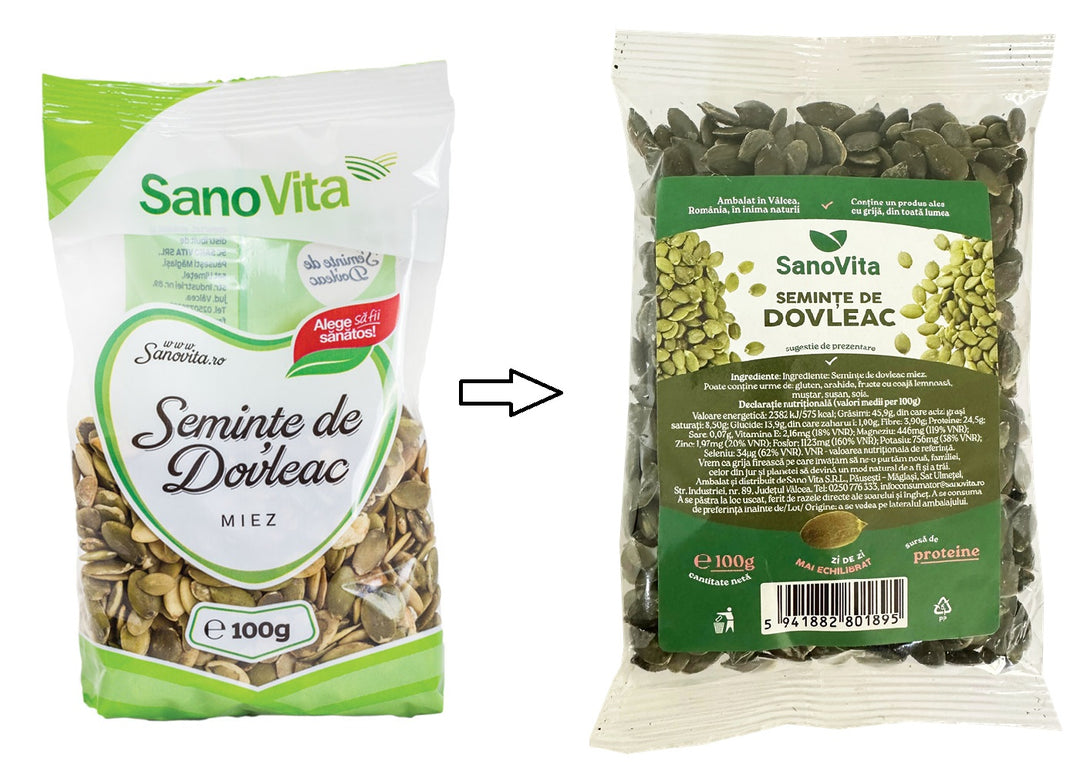 Seminte dovleac 100gr - Sano Vita