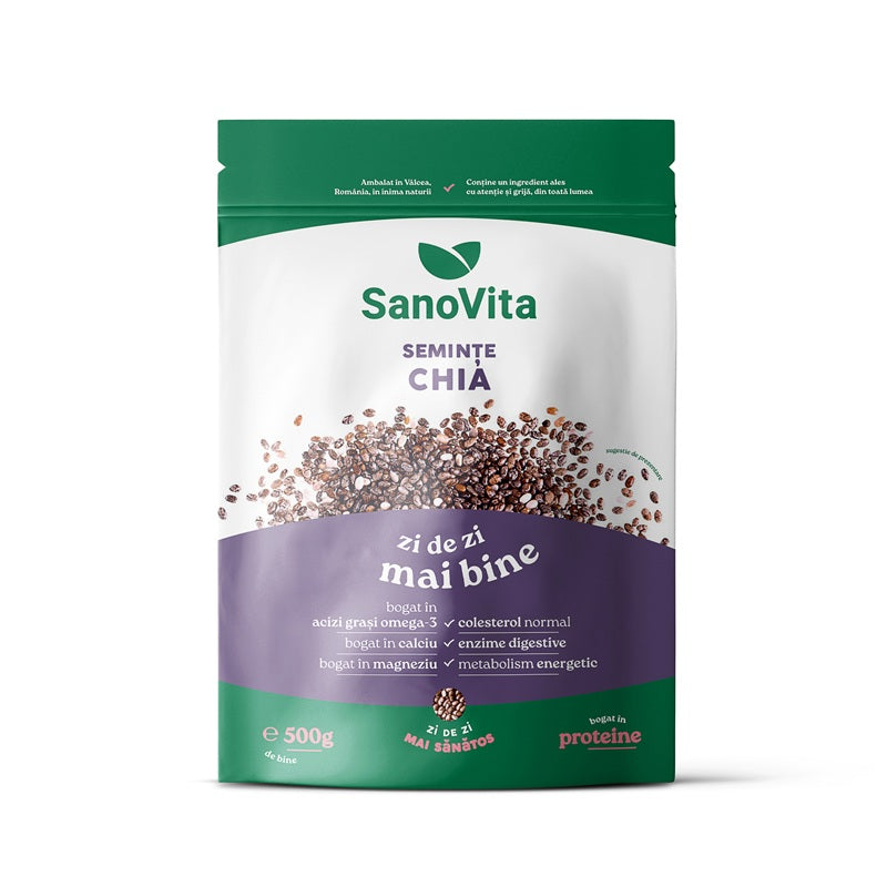 Seminte chia 500gr zipper - Sano Vita