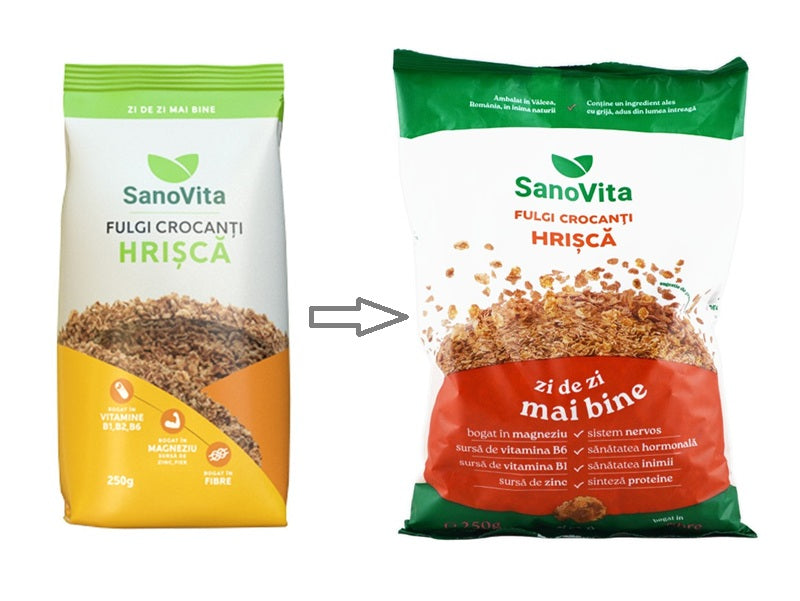 Fulgi crocanti hrisca 250gr - Sano Vita