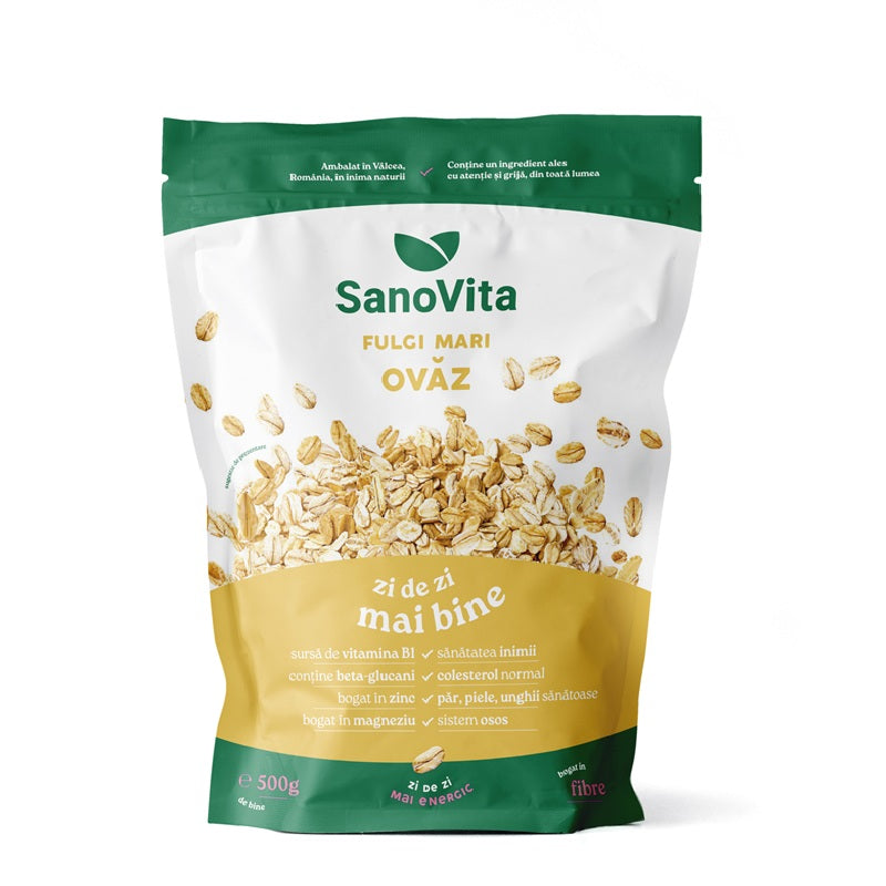 Fulgi ovaz 500gr zipper - Sano Vita