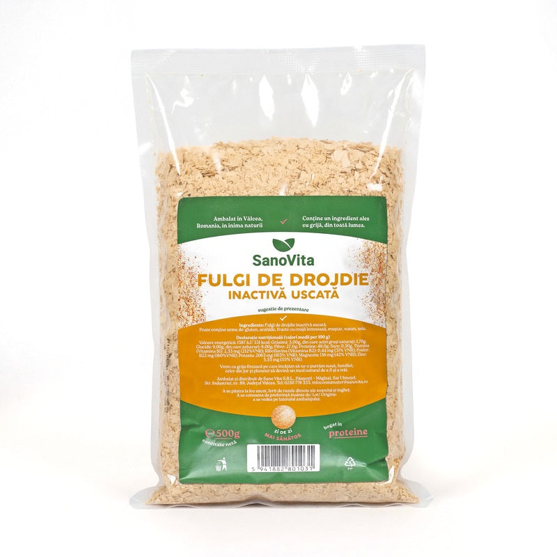Fulgi drojdie uscata 500g - Sano Vita