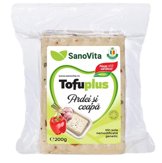 Tofuplus ardei & ceapa 200gr - Sano Vita