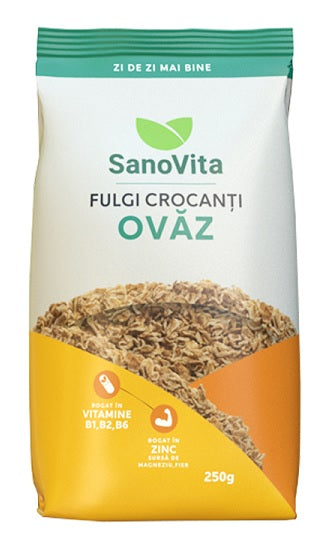 Fulgi crocanti de ovaz 250gr - Sano Vita