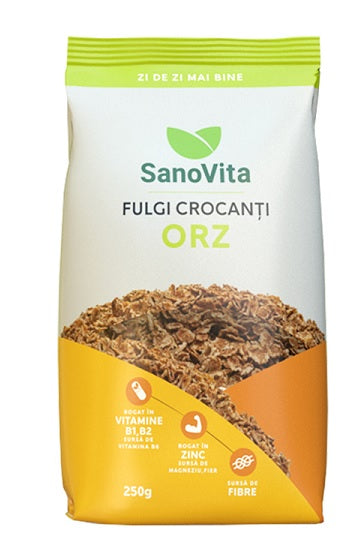 Fulgi crocanti de orz 250gr - Sano Vita