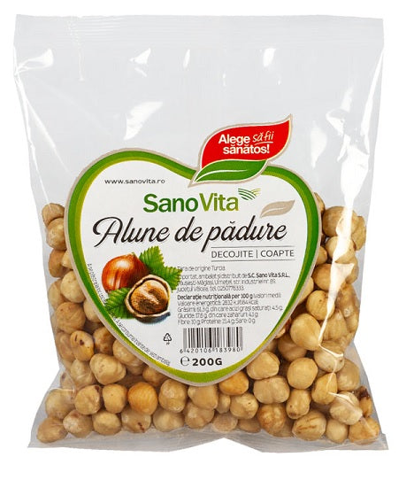 Alune de padure decojite&coapte 200gr - Sano Vita