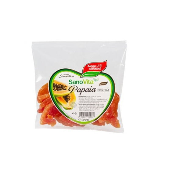 Papaya confiat, 100 gr-SANO.00342