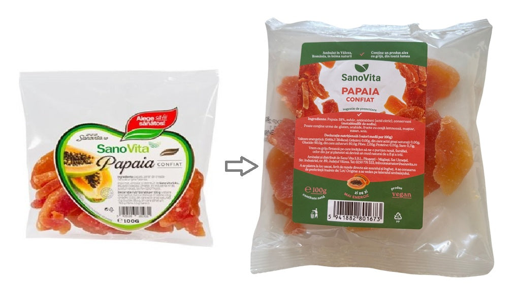 Papaia confiat 100gr - Sano Vita