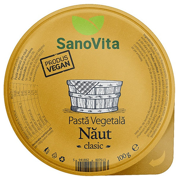 Pasta vegetala din naut 100gr - Sano Vita