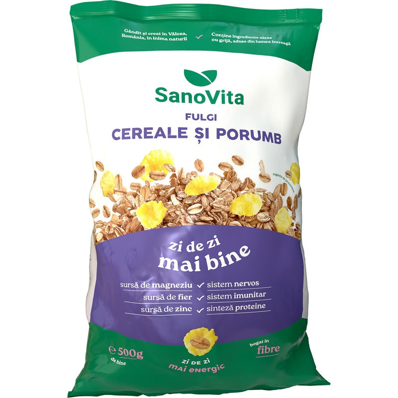 Fulgi cereale si porumb 500gr - Sano Vita