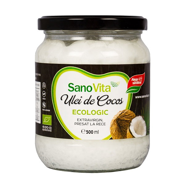 Ulei de cocos extravirgin eco 500ml - Sano Vita