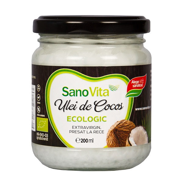Ulei de cocos extravirgin eco 200ml - Sano Vita