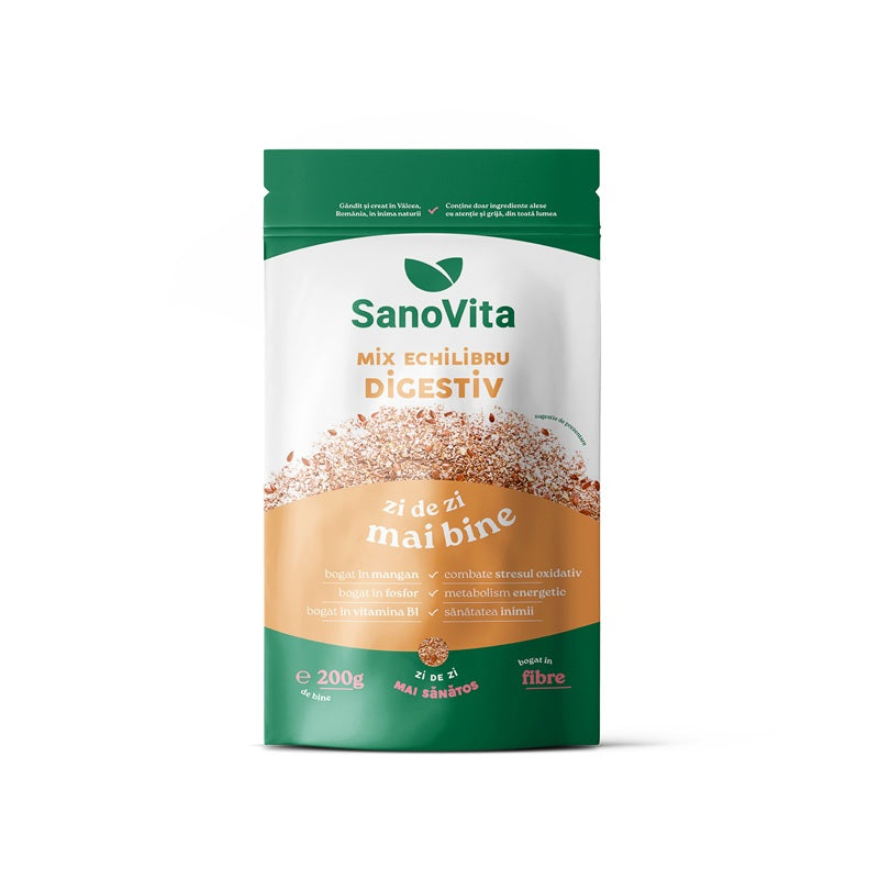 Mix echilibru digestiv 200gr zipper - Sano Vita