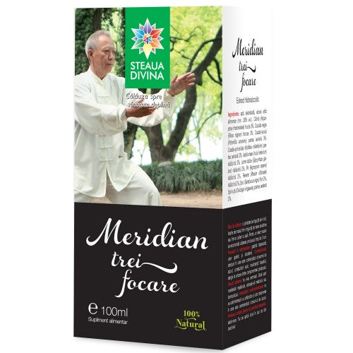 Meridian trei focare tinctura 100ml - Santo Raphael