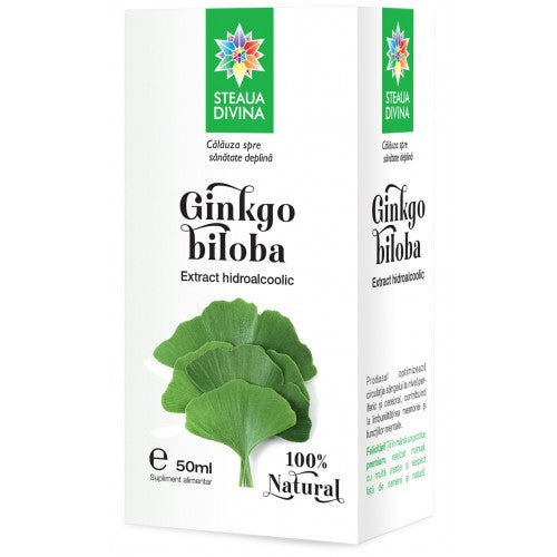 Tinctura Ginkgo biloba, 50 ml-SANT.00055