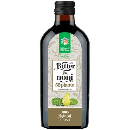 Bitter cu Noni, 55 plante, 100 ml-SANT.00224