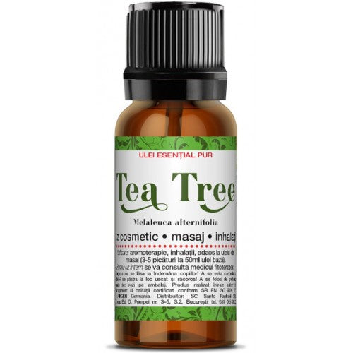Ulei esential din arbore de ceai (tea tree), 10 ml-SANT.00235