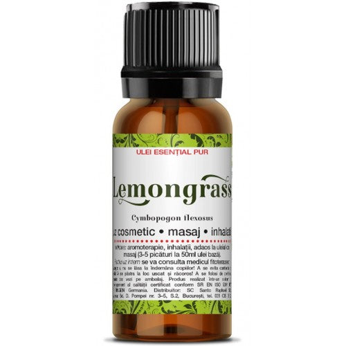 Ulei esential de lemongrass, 10 ml-SANT.00248