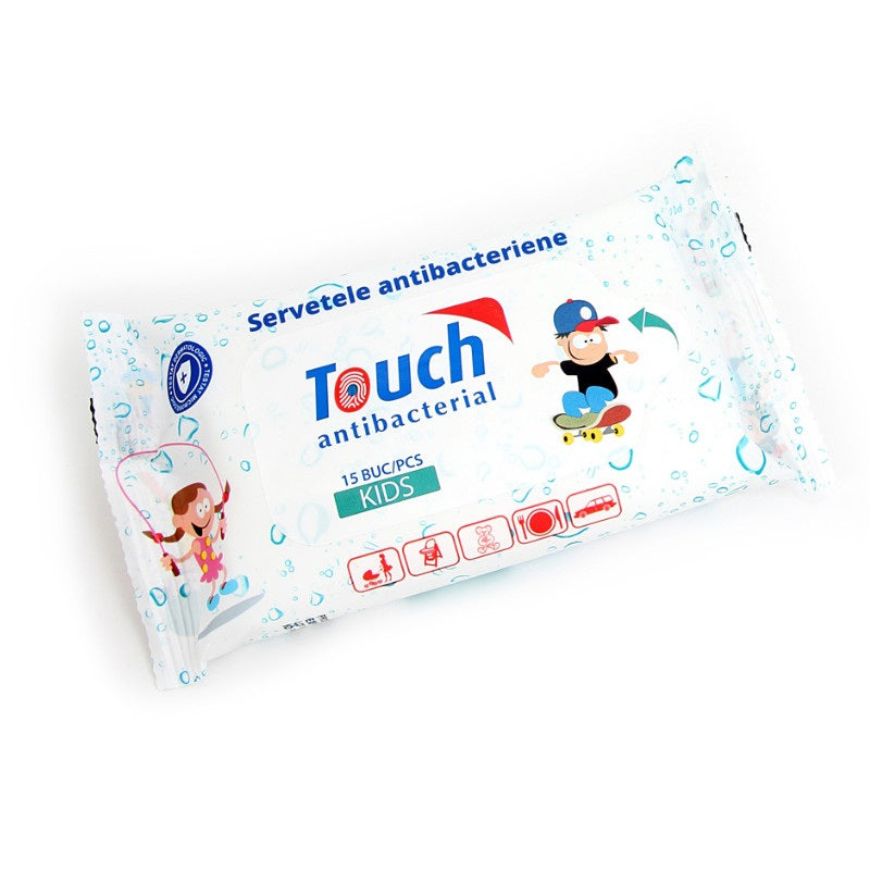Ign touch ser.umede antibact.kids 15buc - Sarah