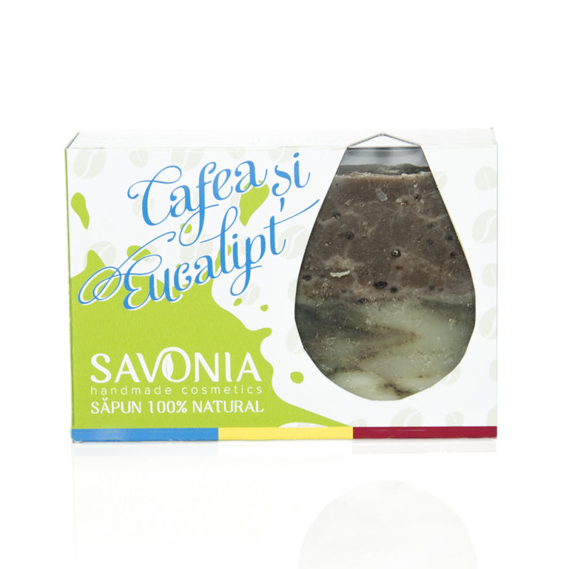 Sapun cafea si eucalipt, 90 gr-SAVO.00008