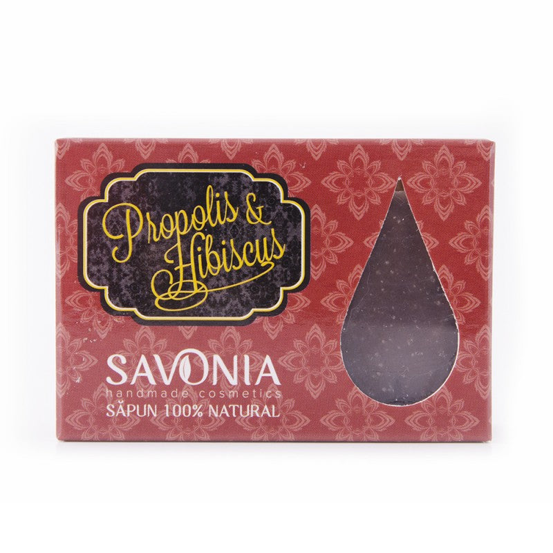 Sapun propolis si hibiscus, 90 gr-SAVO.00013