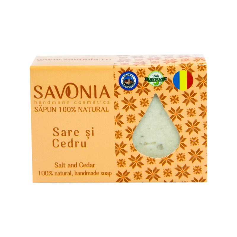 Sapun sare & cedru 90gr - Savonia