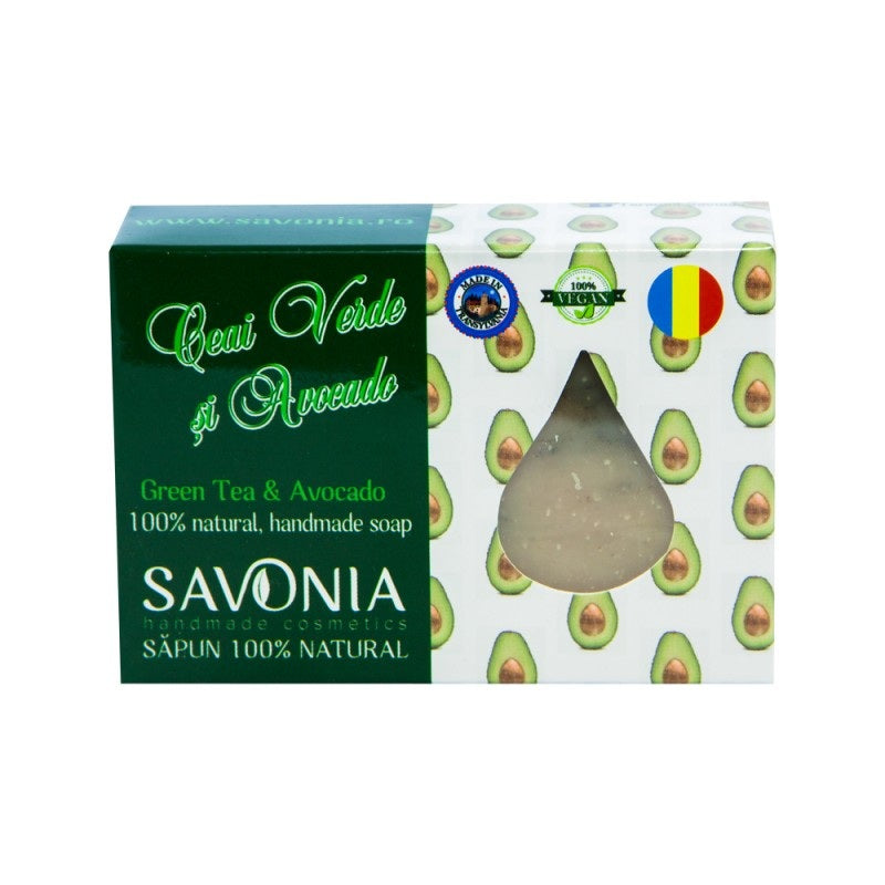 Sapun ceai verde & avocado 90gr - Savonia