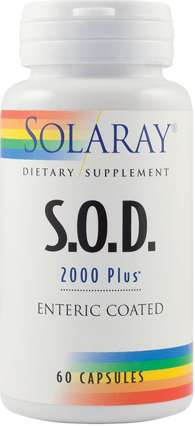 S.O.D. 2000 Plus (60 capsule) – Secom - Superoxid dismutază, catalază, ceai verde, rodie