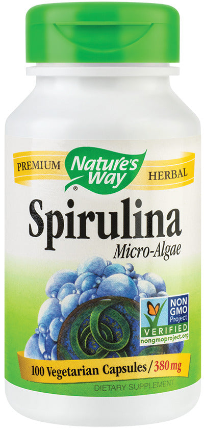 Spirulina micro-algae 380mg 100cps - Secom