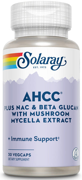 AHCC Plus NAC & Beta Glucan, 30 capsule vegetale-SECO.00171
