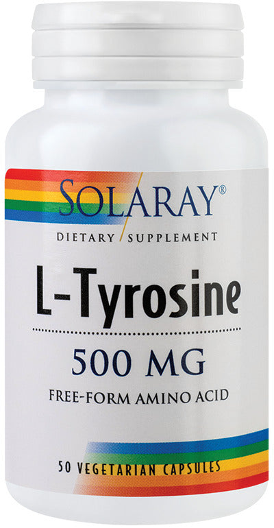 L-Tyrosine 500 mg, 50 capsule vegetale-SECO.00194