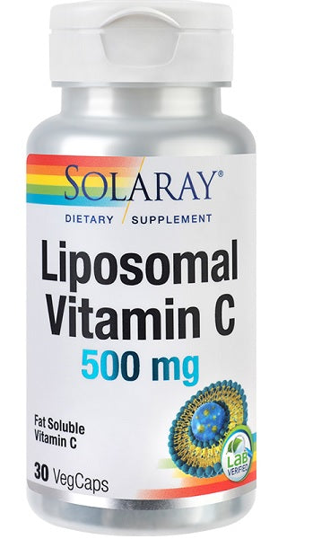 Vitamin C Liposomal 500 mg, 30 capsule vegetale-SECO.00409