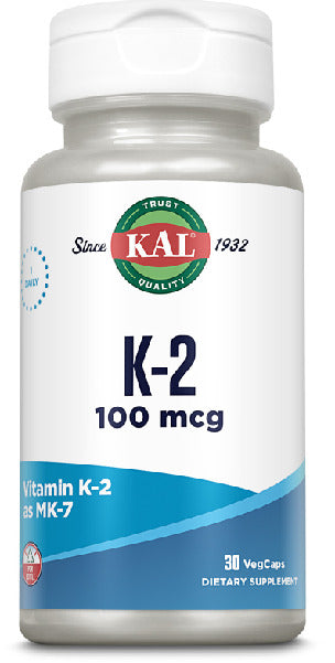 Vitamin k-2 100mcg 30cps vegetale - Secom